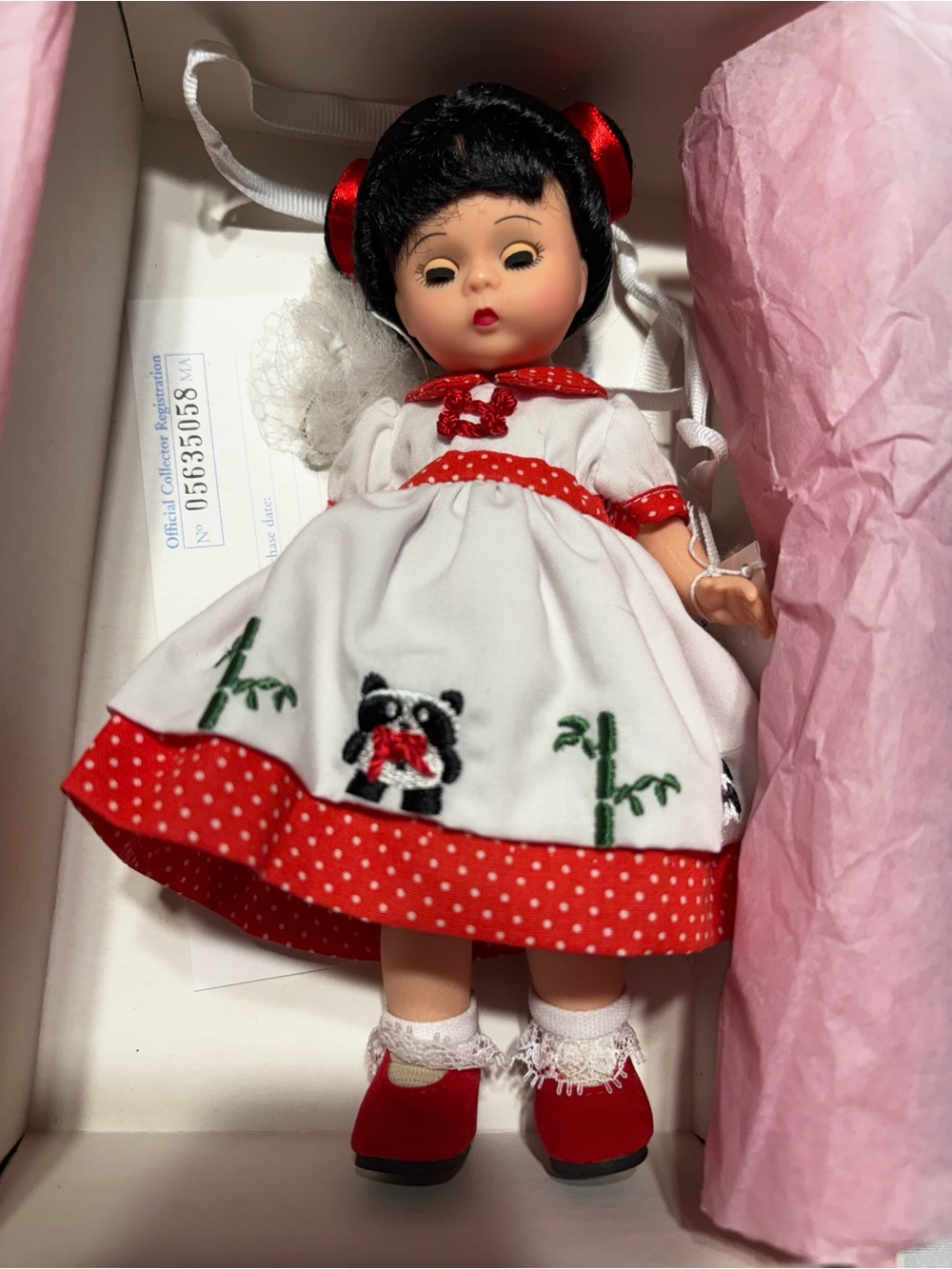 Madame Alexander Panda Bear Wendy 27910 8" in Box with Tags